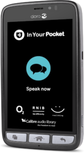 In Your Pocket v2 on a Doro 8030c handset