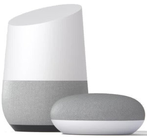 Image of RealSAM Speaker subscription on a Google Home Smart Speaker