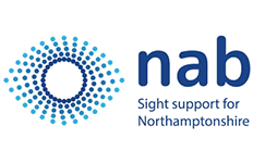 Logo for NAB Sight Support for Northamptonshire