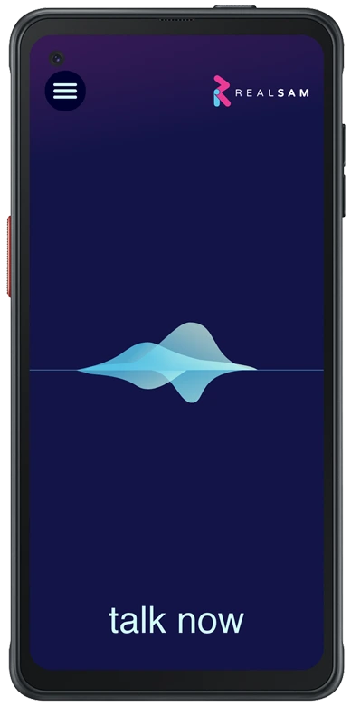 RealSAM with tap to talk Image